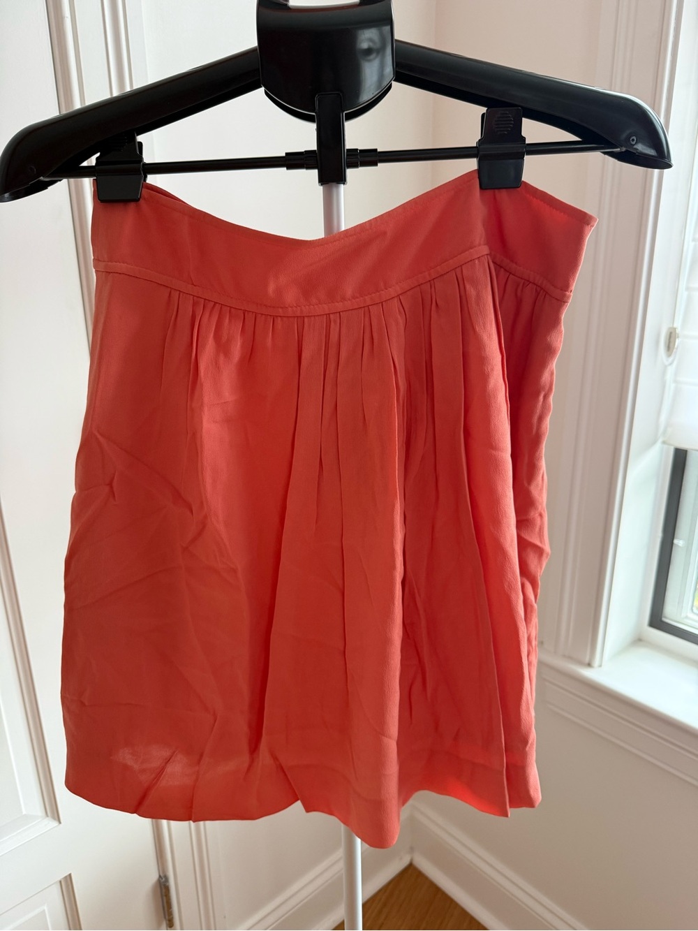 Chloe Women's Coral Pleated Mini Skirt